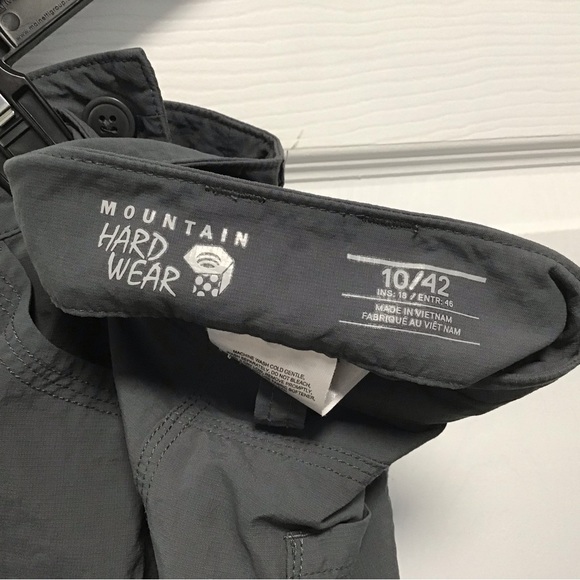 Womens Mountain Hardwear Capri Hiking Pants Sz 10 - Picture 3 of 3